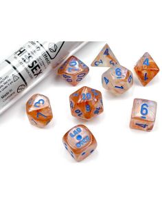 Lab Dice Borealis Rose Gold/light blue