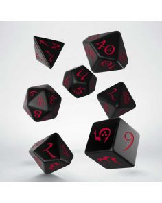 Classic RPG Dice Set Black/Red