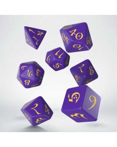 Classic RPG Dice Set Purple / Yellow