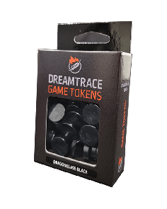 Dreamtrace Game Tokens: Dragonglass Black