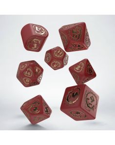 Dragons Modern Dice Set: Ruby