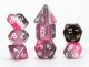 Pink Clear Black Dice Set