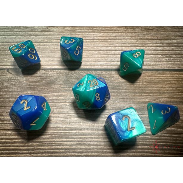 Gemini Blue-Teal / Gold