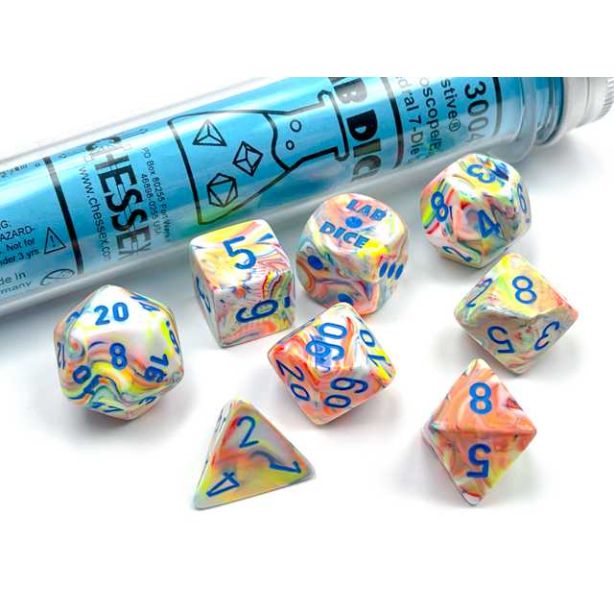 Lab Dice Festive Kaleidoscope/blue