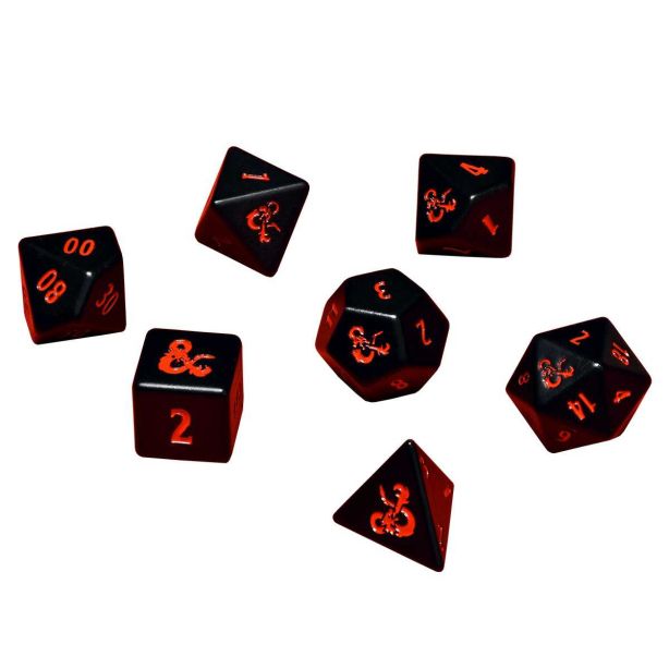 Dungeons & Dragons Heavy Metal RPG Dice Set