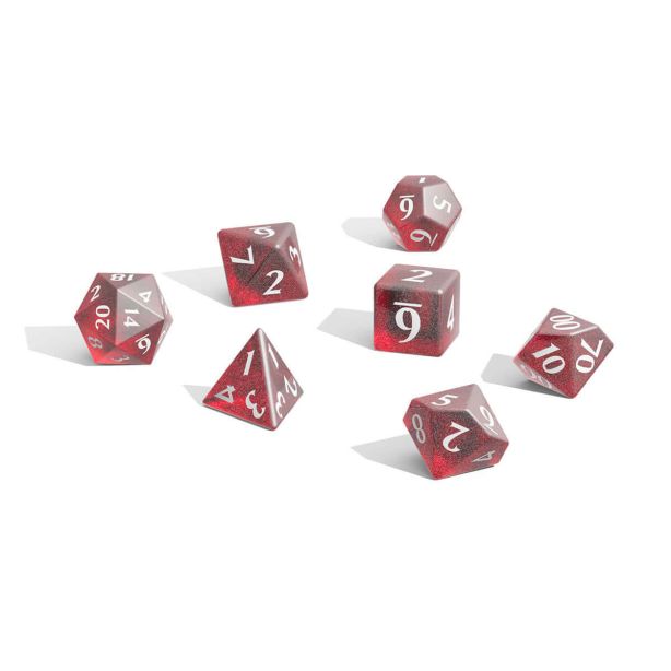 Eclipse Apple Red 11 Dice Set 