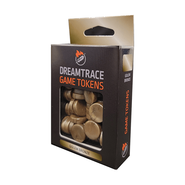 Dreamtrace Game Tokens: Golem Bronze