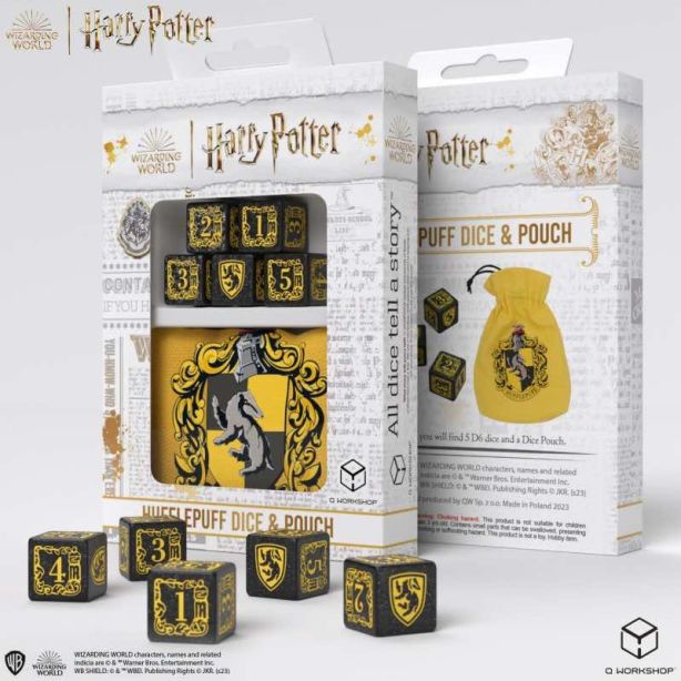 Harry Potter: Hufflepuff Dice & Pouch