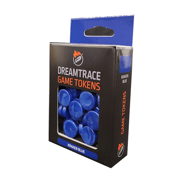 Dreamtrace Game Tokens: Kraken Blue