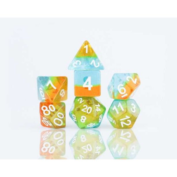 Celestial Ocean Dusk Dice Set