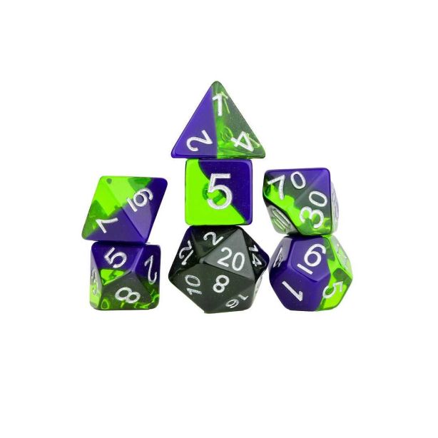 Sea Glass Dice Set