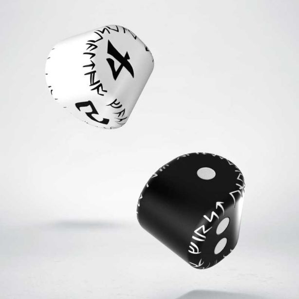 D2 & D4 Runic Dice Set