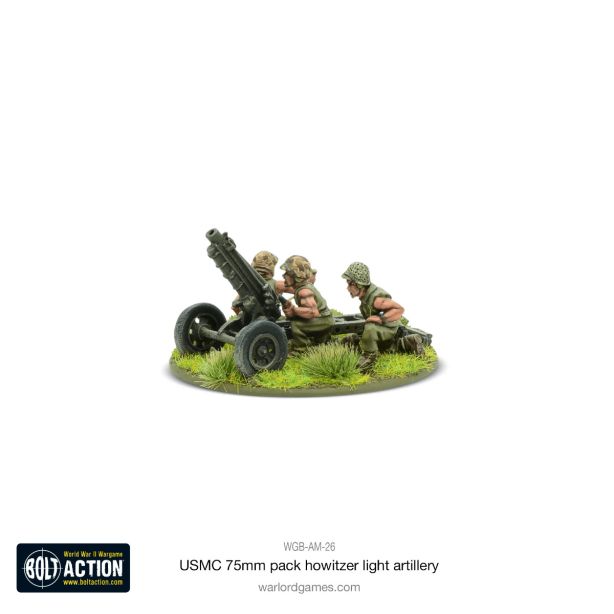 US Marine Corps 75mm Pack Howitzer Light Artillery 