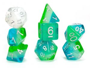 Blue Hawaiian Dice Set