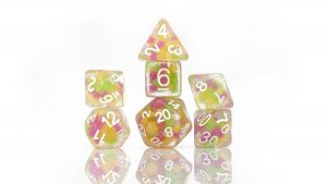 Melon Ball Glowworm Dice Set